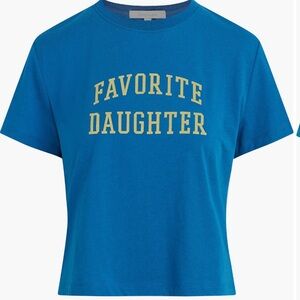 NWT Favorite Daughter Cropped Collegiate Tee size XS